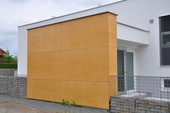 Dřevěná fasáda domu RD zlín, Parklex - foto